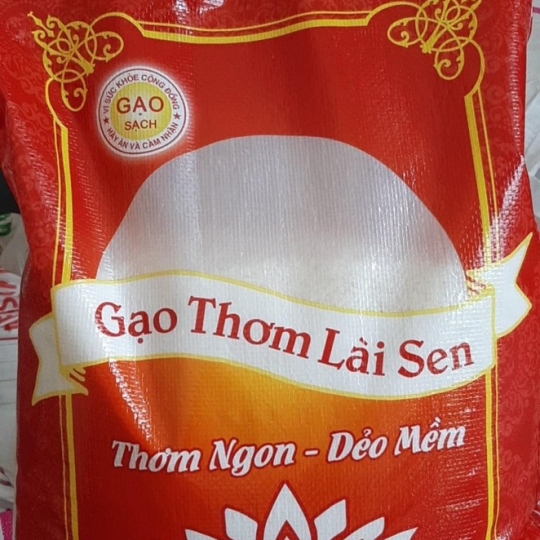 Gạo Thơm Lài Sen - Dẻo dai, thơm cơm bao 10 kí