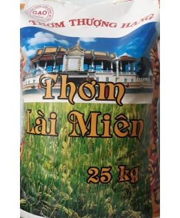 Gạo Thơm Lài Miên - 25 kí dẻo mềm