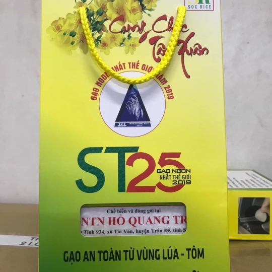 ST25 lúa tôm bao bì 2 kí - hàng xuất khẩu